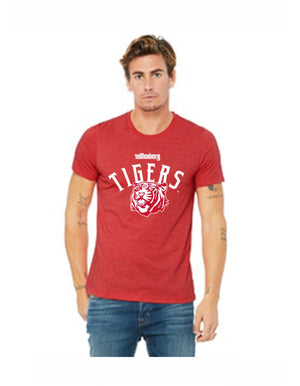 Women's Red Wittenberg University Tigers Track & Field T-Shirt